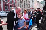 2011 Lourdes Pilgrimage - Archbishop Dolan with Malades (55/267)